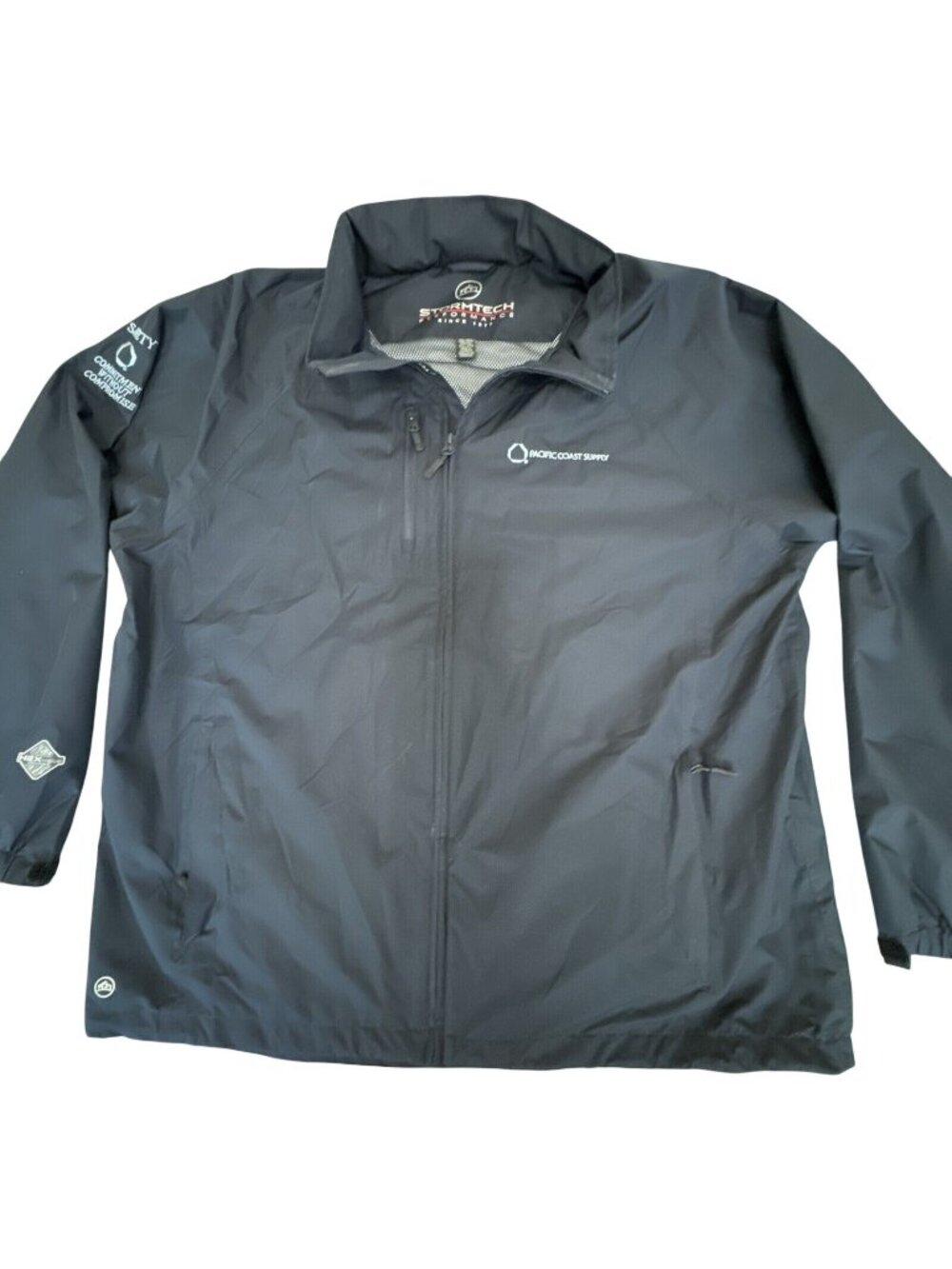 Stormtech Mens H2Xtreme Waterproof Jacket 2XL Black Lightweight Outdoor Raincoat